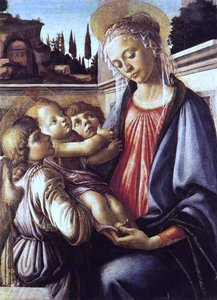 Madonna en Kind en Twee Engelen